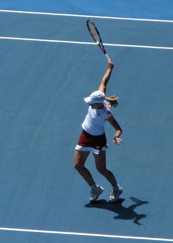 2008年全豪写真：ナダルとエナン他: ゆっくり遠く